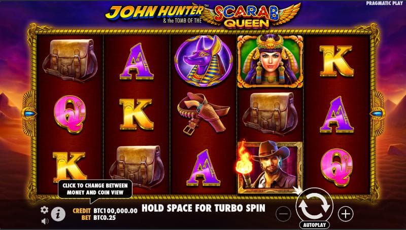 John Hunter and the Tomb of the Scarab Queen slot game